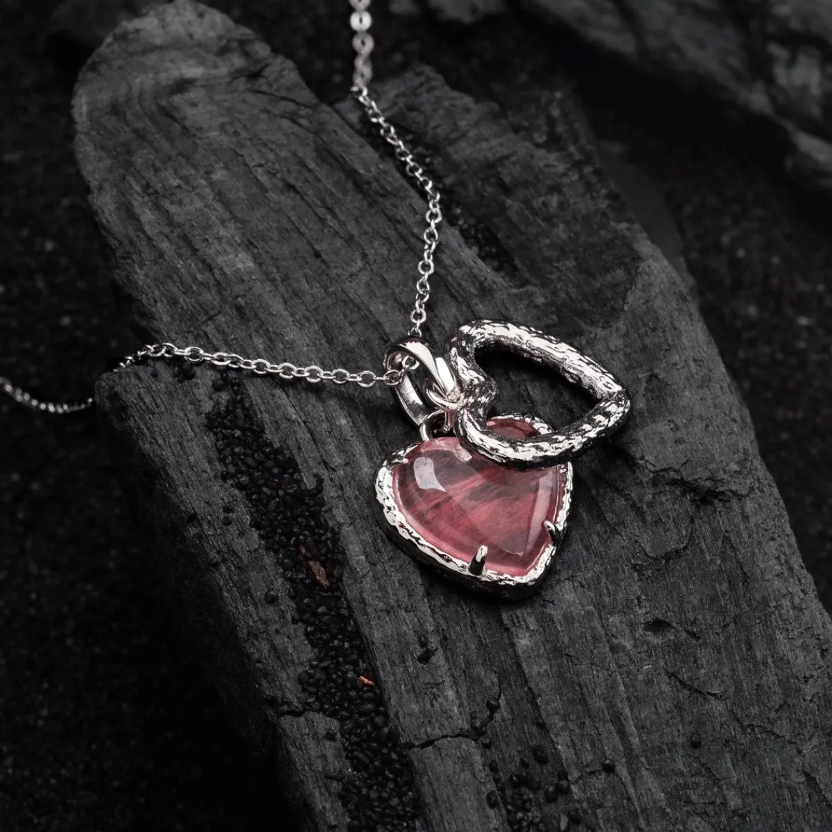 Holzkern Halsketten|Schmuck^Amorance Halskette