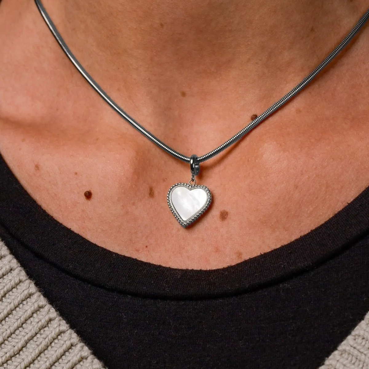 Holzkern Halsketten|Schmuck^Amorance Halskette