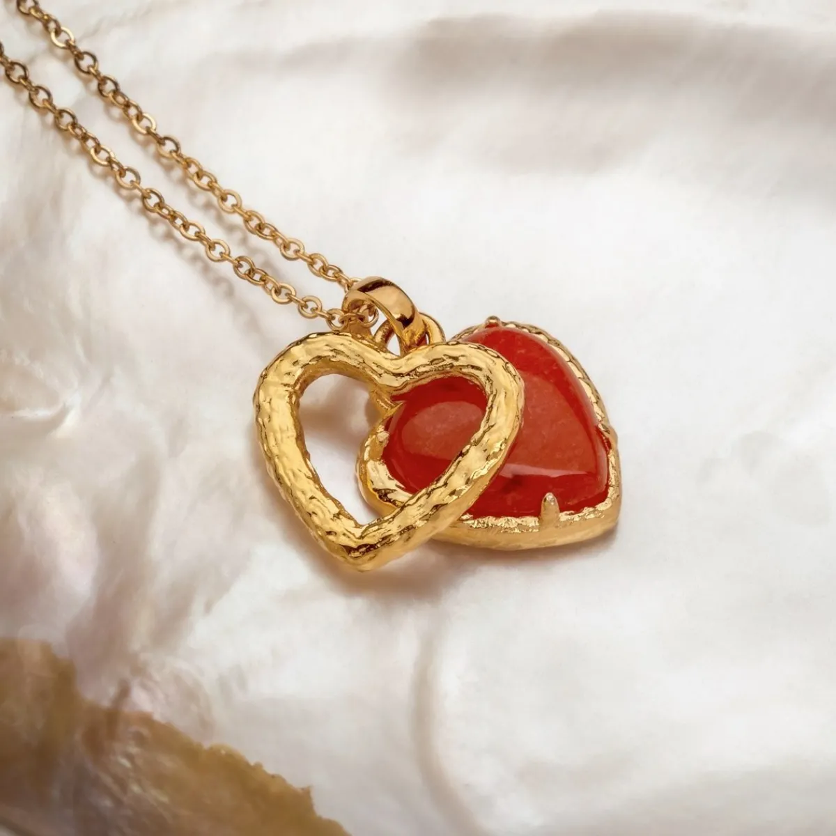 Holzkern Halsketten|Schmuck^Amorance Halskette