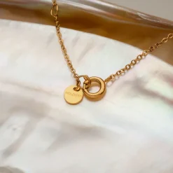 Holzkern Halsketten|Schmuck^Amorance Halskette