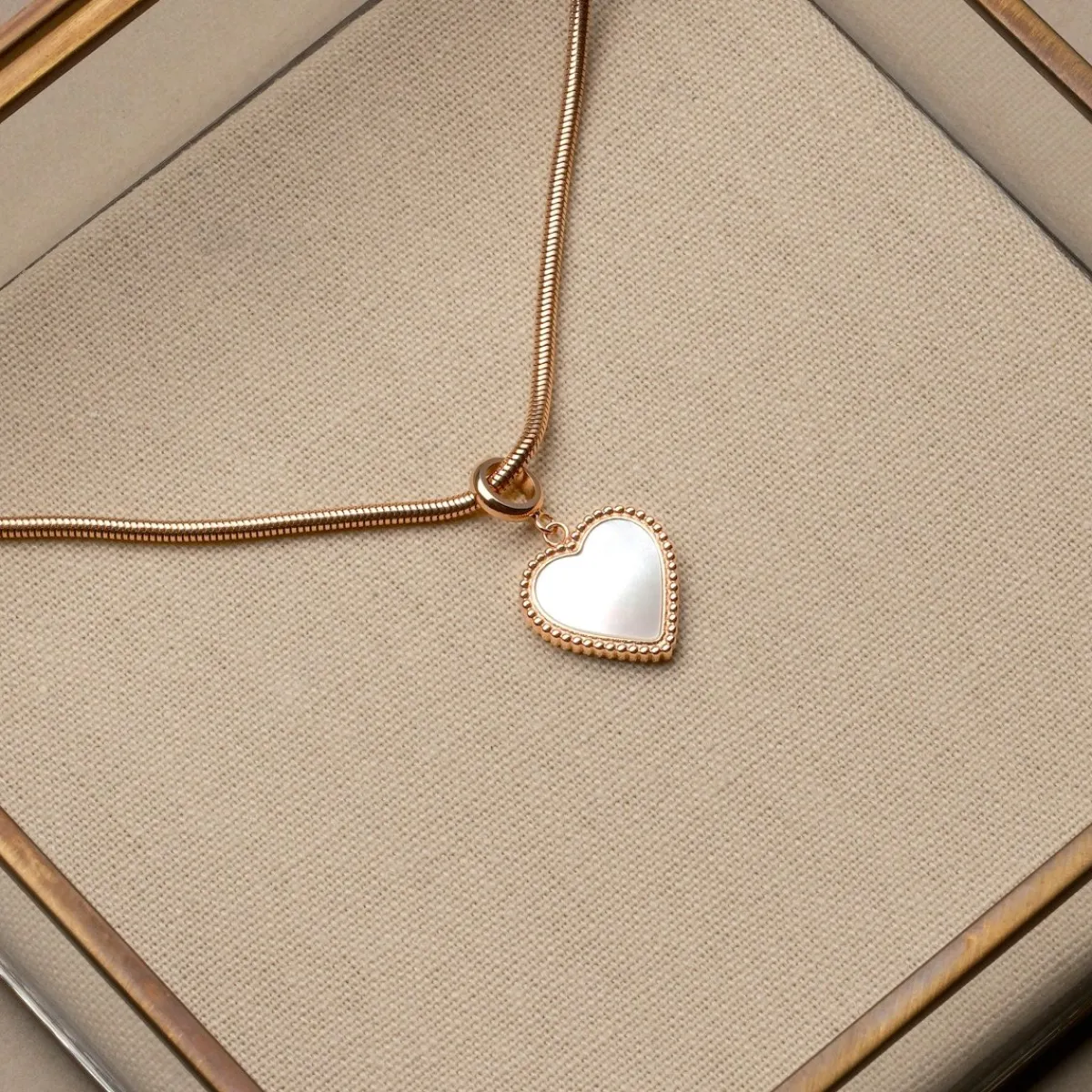Holzkern Halsketten|Schmuck^Amorance Halskette
