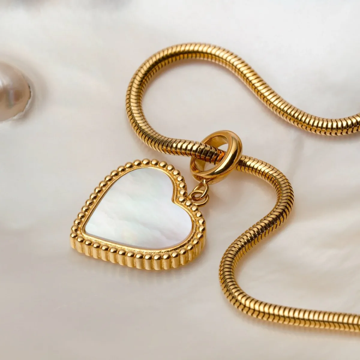 Holzkern Halsketten|Schmuck^Amorance Halskette