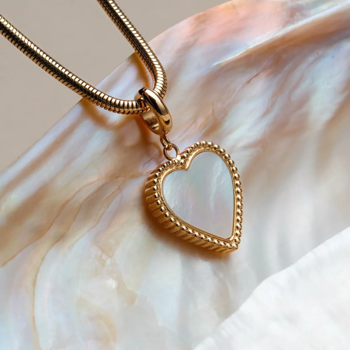 Holzkern Halsketten|Schmuck^Amorance Halskette