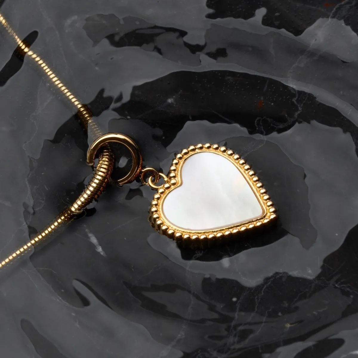 Holzkern Halsketten|Schmuck^Amorance Halskette