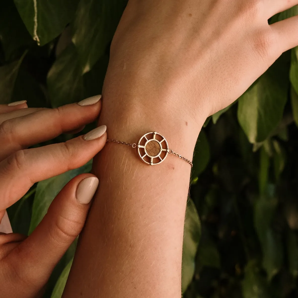 Holzkern Armbänder|Schmuck^Amulett Armband