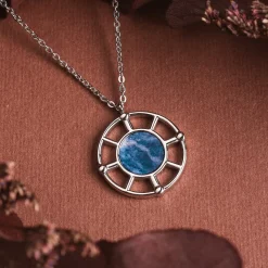 Holzkern Halsketten|Schmuck^Amulett Halskette