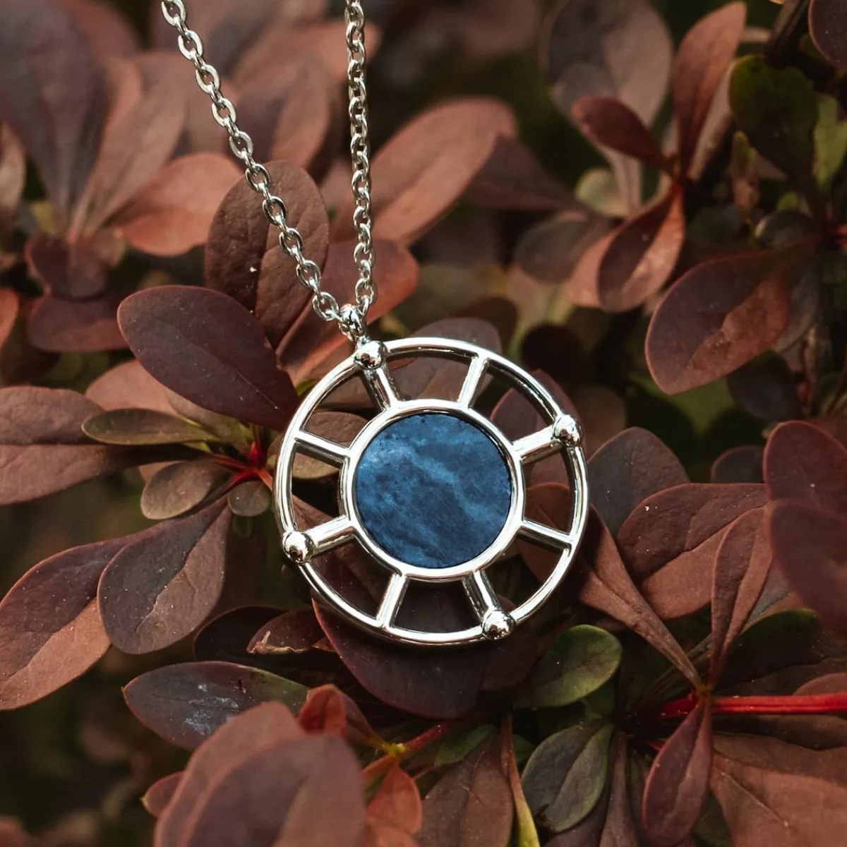 Holzkern Halsketten|Schmuck^Amulett Halskette