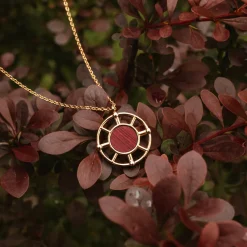 Holzkern Halsketten|Schmuck^Amulett Halskette