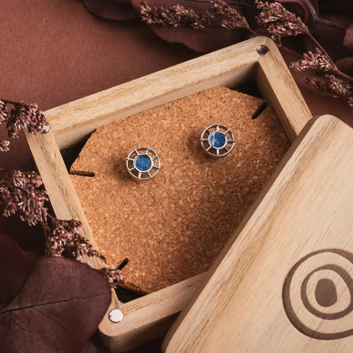 Holzkern Ohrringe|Schmuck^Amulett Ohrringe