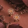 Holzkern Ohrringe|Schmuck^Amulett Ohrringe