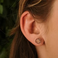 Holzkern Ohrringe|Schmuck^Amulett Ohrringe