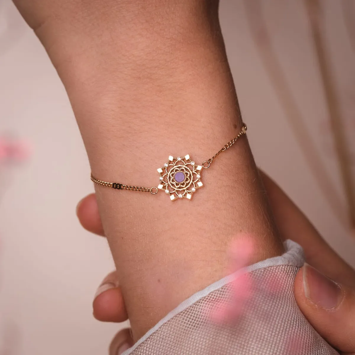 Holzkern Armbänder|Schmuck^Aphonia Armband