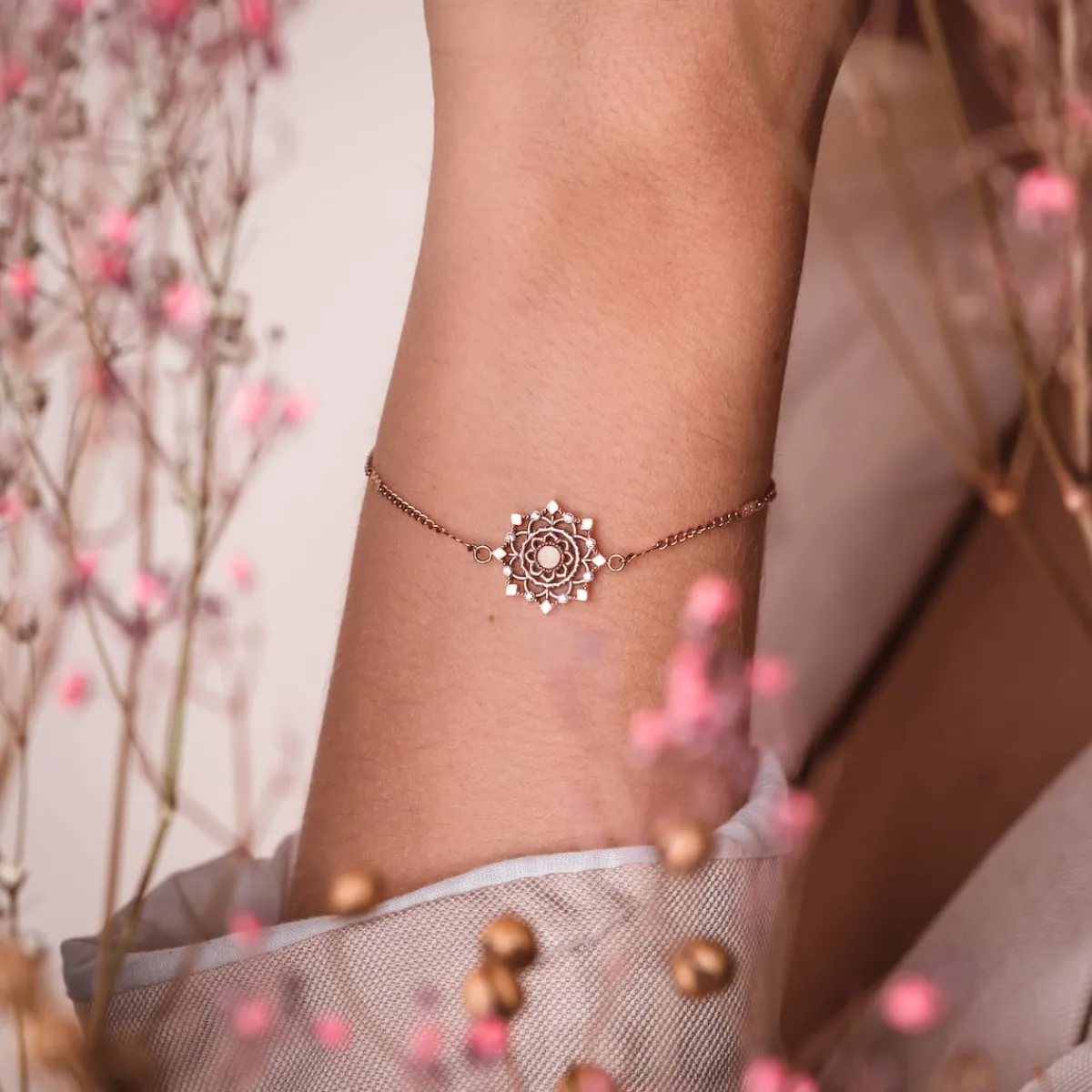 Holzkern Armbänder|Schmuck^Aphonia Armband