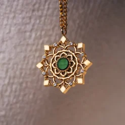 Holzkern Halsketten|Schmuck^Aphonia Halskette
