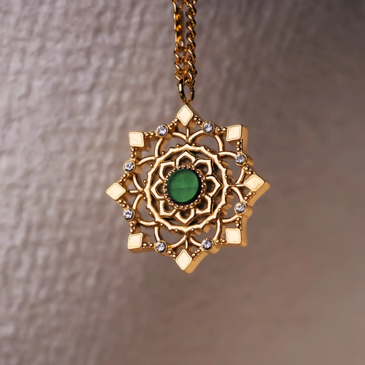 Holzkern Halsketten|Schmuck^Aphonia Halskette