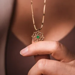 Holzkern Halsketten|Schmuck^Aphonia Halskette