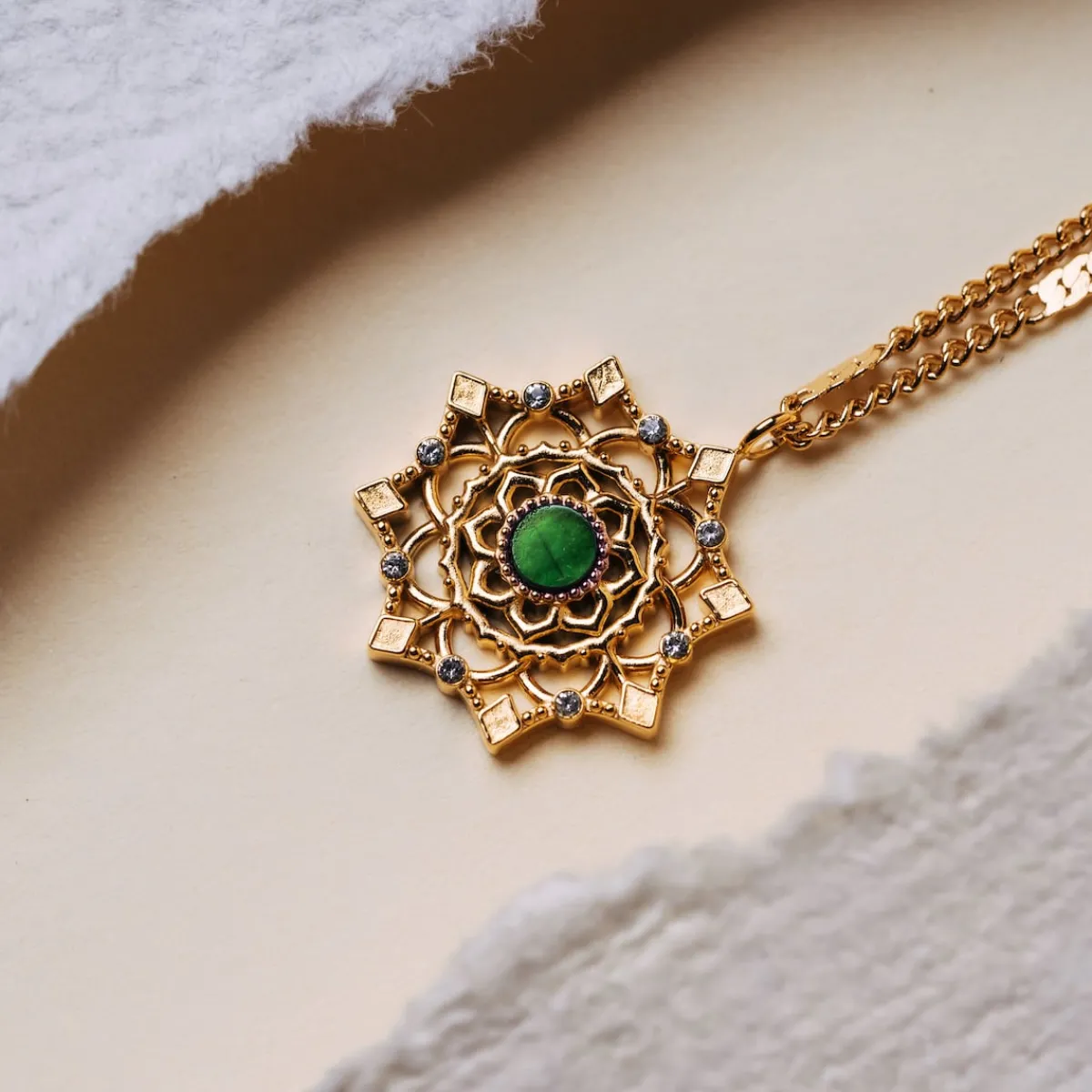 Holzkern Halsketten|Schmuck^Aphonia Halskette