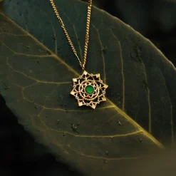 Holzkern Halsketten|Schmuck^Aphonia Halskette