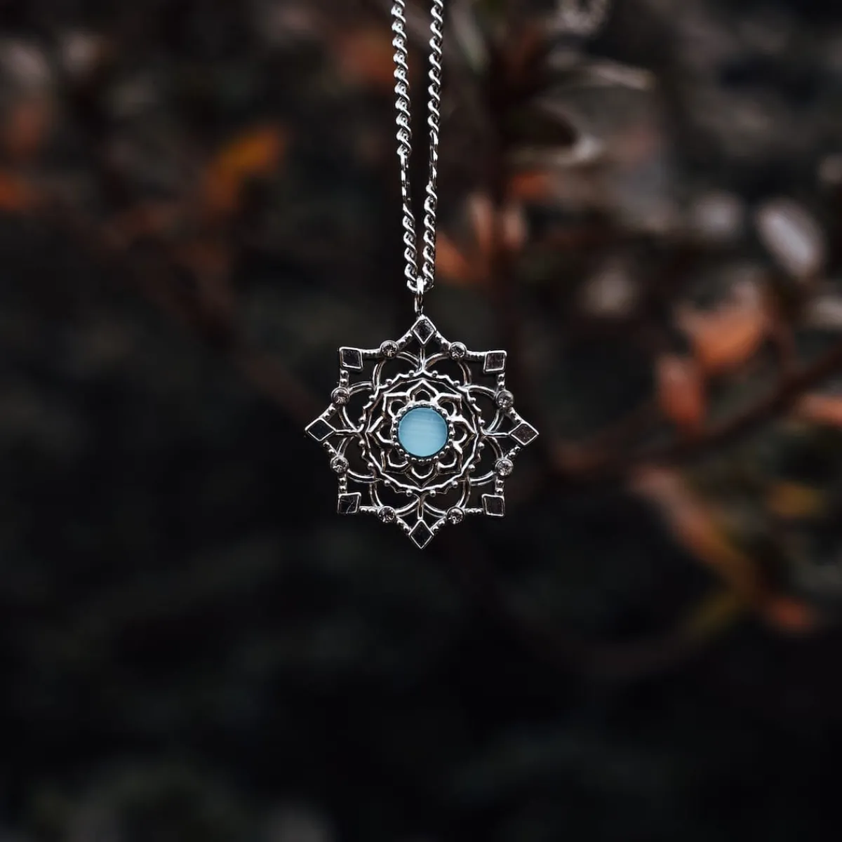 Holzkern Halsketten|Schmuck^Aphonia Halskette