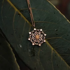 Holzkern Halsketten|Schmuck^Aphonia Halskette