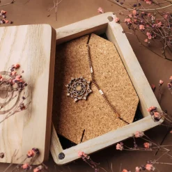 Holzkern Halsketten|Schmuck^Aphonia Halskette