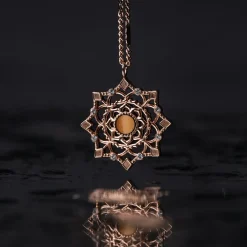 Holzkern Halsketten|Schmuck^Aphonia Halskette