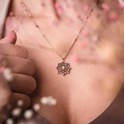 Holzkern Halsketten|Schmuck^Aphonia Halskette