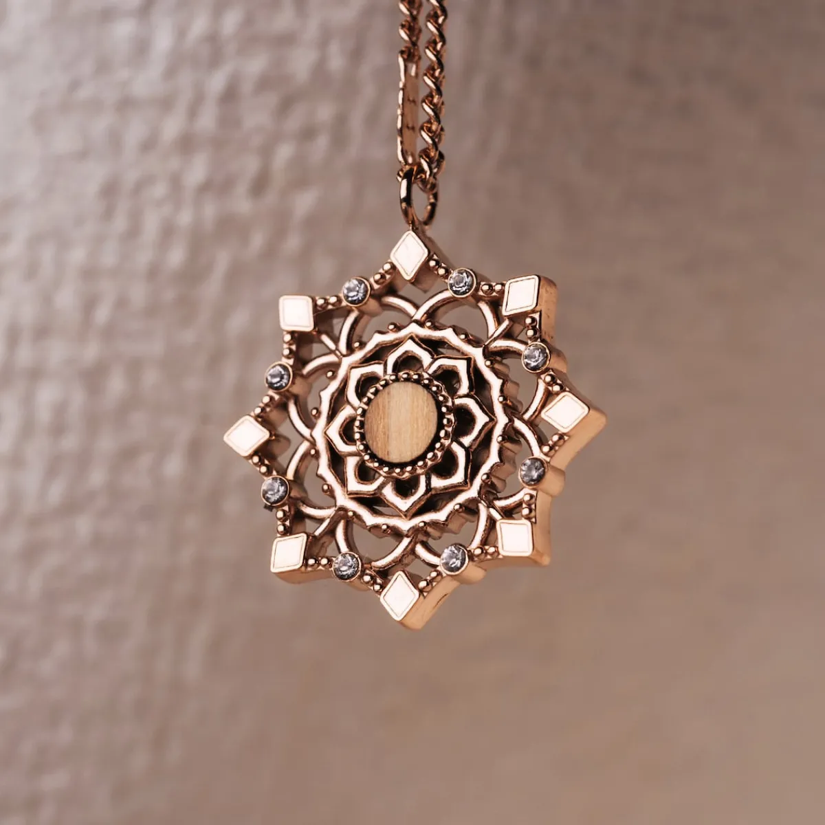 Holzkern Halsketten|Schmuck^Aphonia Halskette