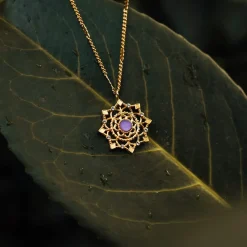 Holzkern Halsketten|Schmuck^Aphonia Halskette
