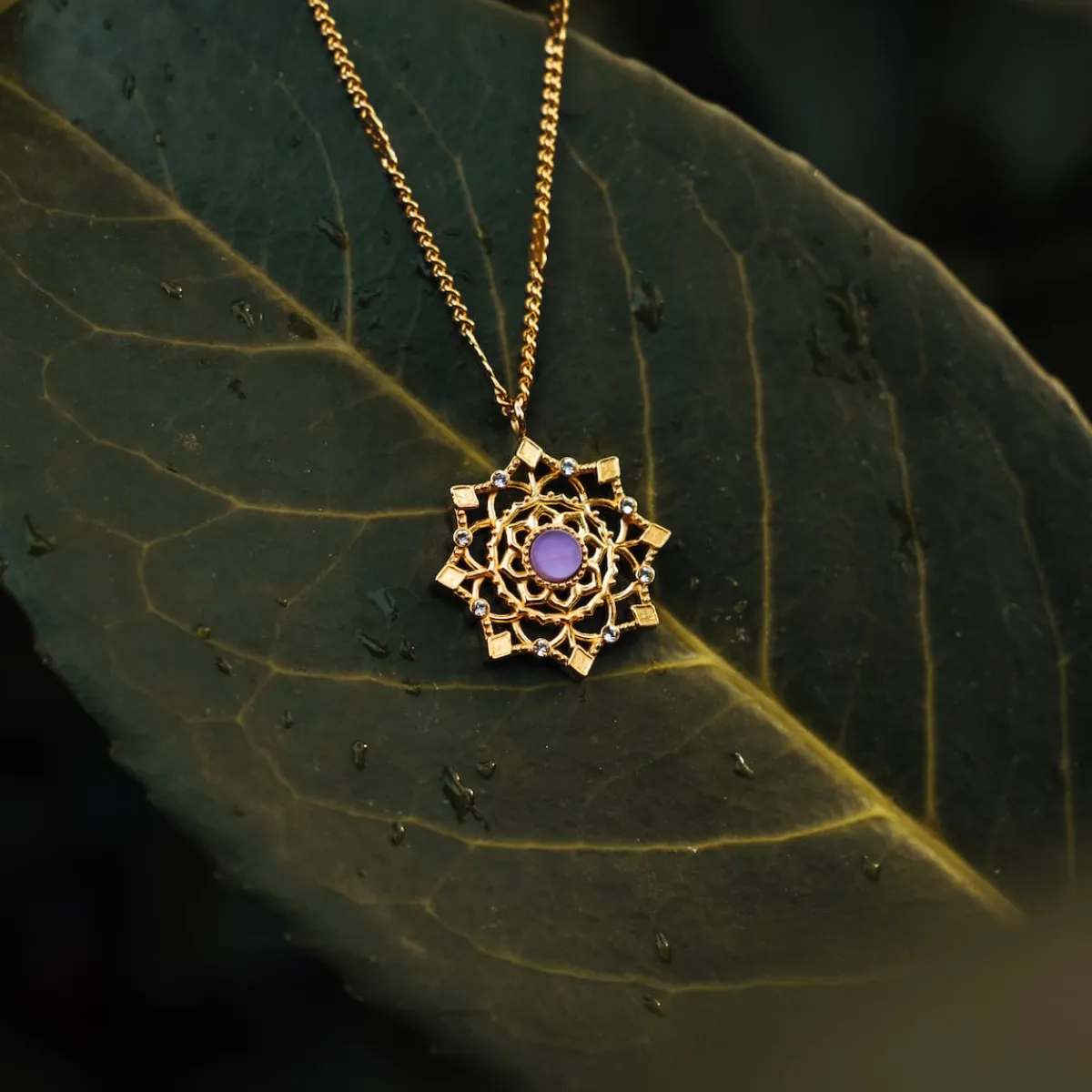 Holzkern Halsketten|Schmuck^Aphonia Halskette