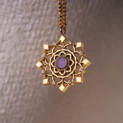 Holzkern Halsketten|Schmuck^Aphonia Halskette
