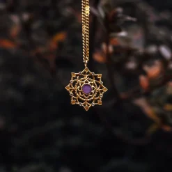 Holzkern Halsketten|Schmuck^Aphonia Halskette