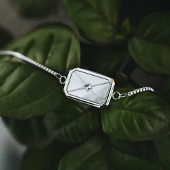 Holzkern Armbänder|Schmuck^Aquarell Armband
