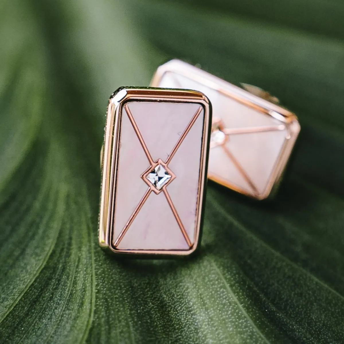 Holzkern Schmuck|Ohrringe^Aquarell Ohrringe