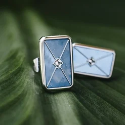 Holzkern Ohrringe|Schmuck^Aquarell Ohrringe