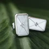 Holzkern Ohrringe|Schmuck^Aquarell Ohrringe