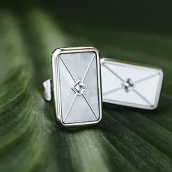 Holzkern Ohrringe|Schmuck^Aquarell Ohrringe