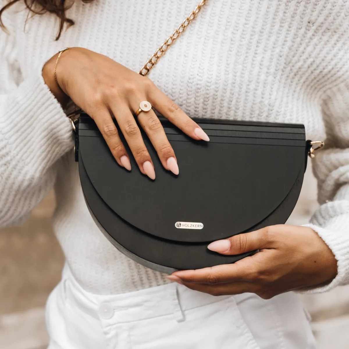 Holzkern Handtaschen^Asumi VEGAN