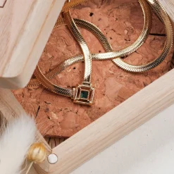 Holzkern Halsketten|Schmuck^Awakening Halskette
