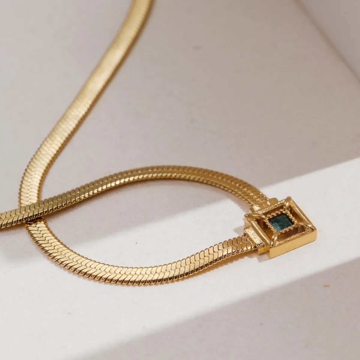 Holzkern Halsketten|Schmuck^Awakening Halskette