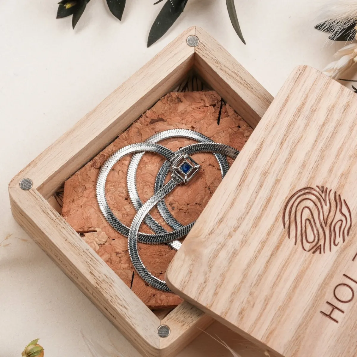 Holzkern Halsketten|Schmuck^Awakening Halskette