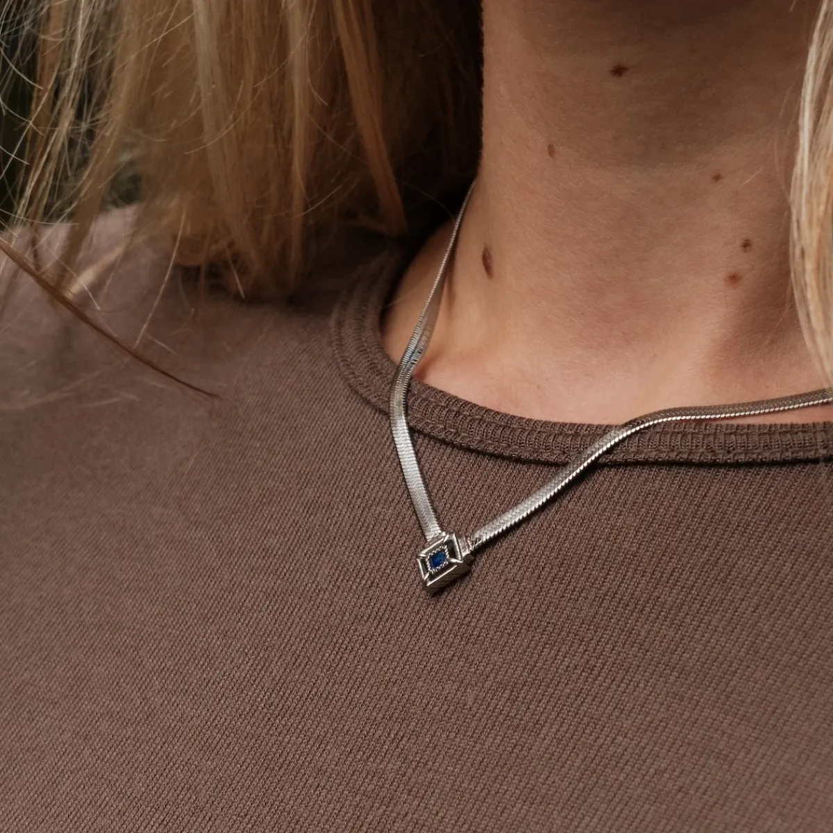 Holzkern Halsketten|Schmuck^Awakening Halskette