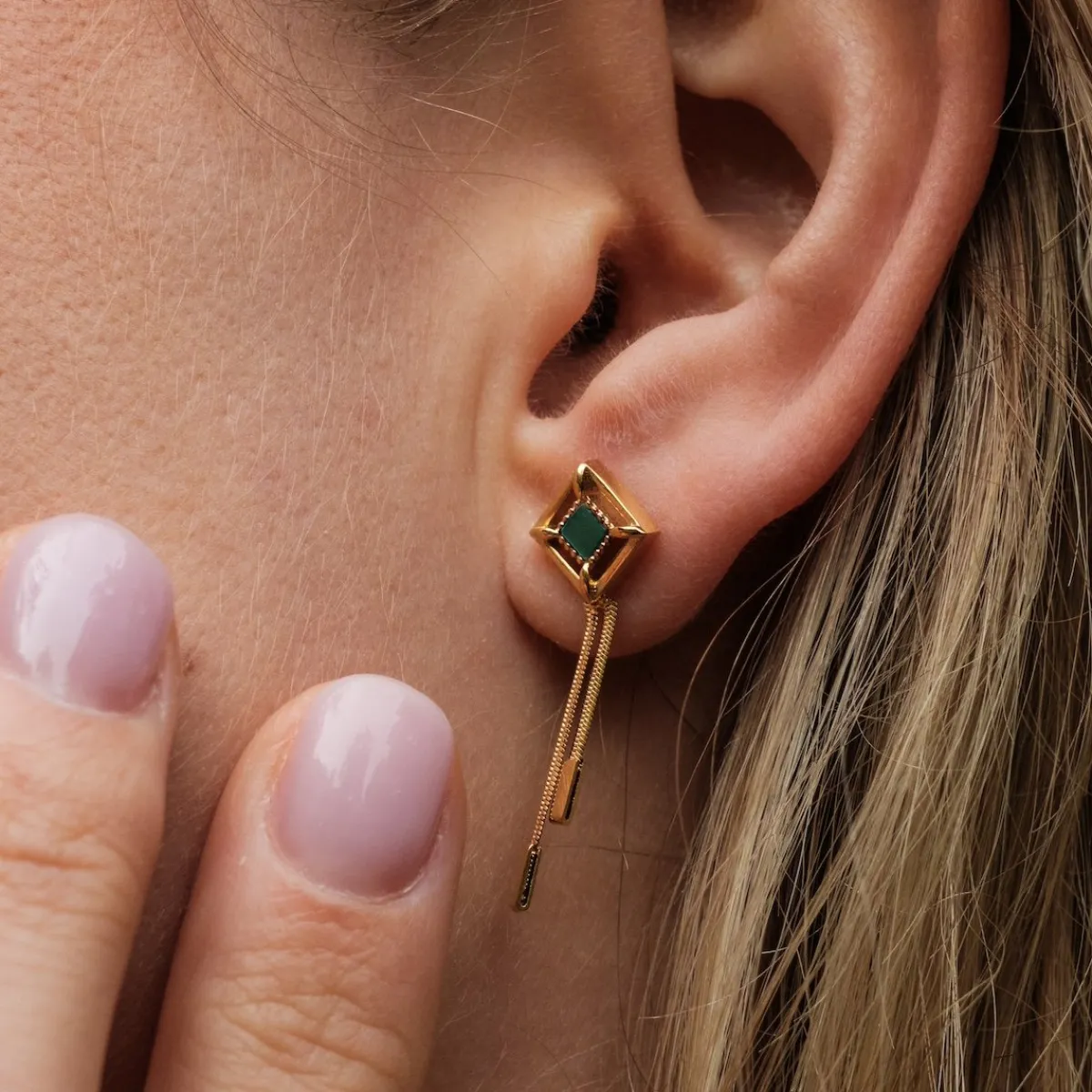 Holzkern Ohrringe|Schmuck^Awakening Ohrringe