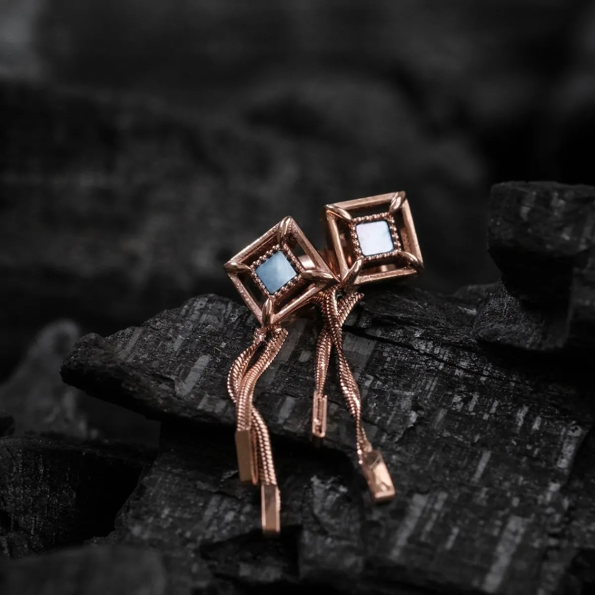 Holzkern Ohrringe|Schmuck^Awakening Ohrringe