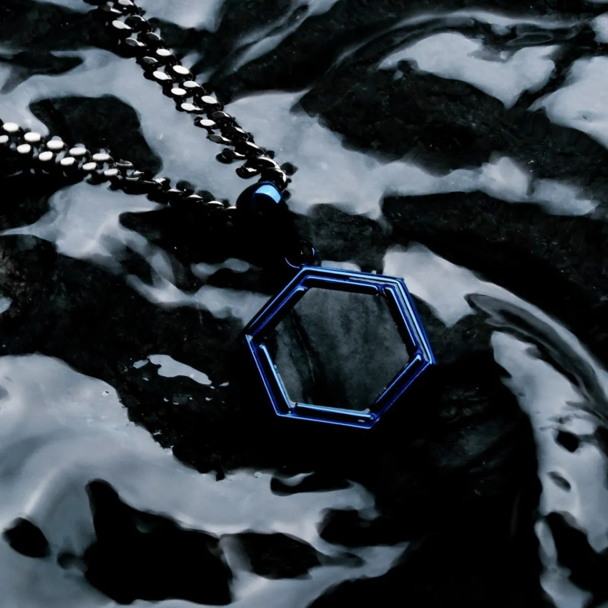 Holzkern Halsketten|Schmuck^Axis Halskette