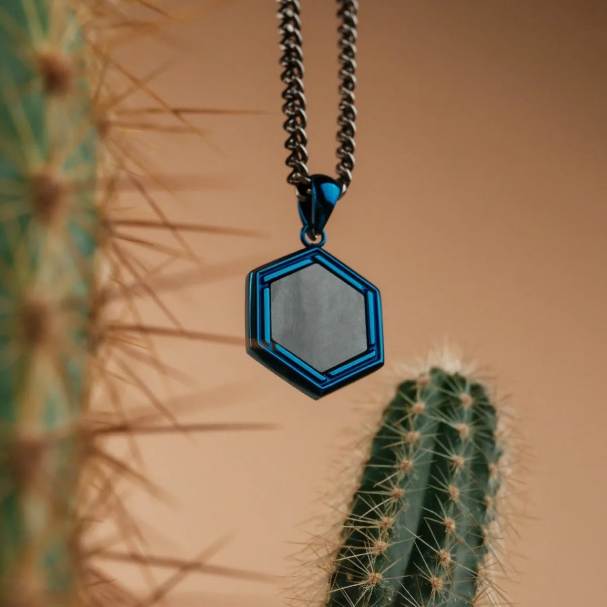 Holzkern Halsketten|Schmuck^Axis Halskette