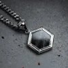 Holzkern Halsketten|Schmuck^Axis Halskette