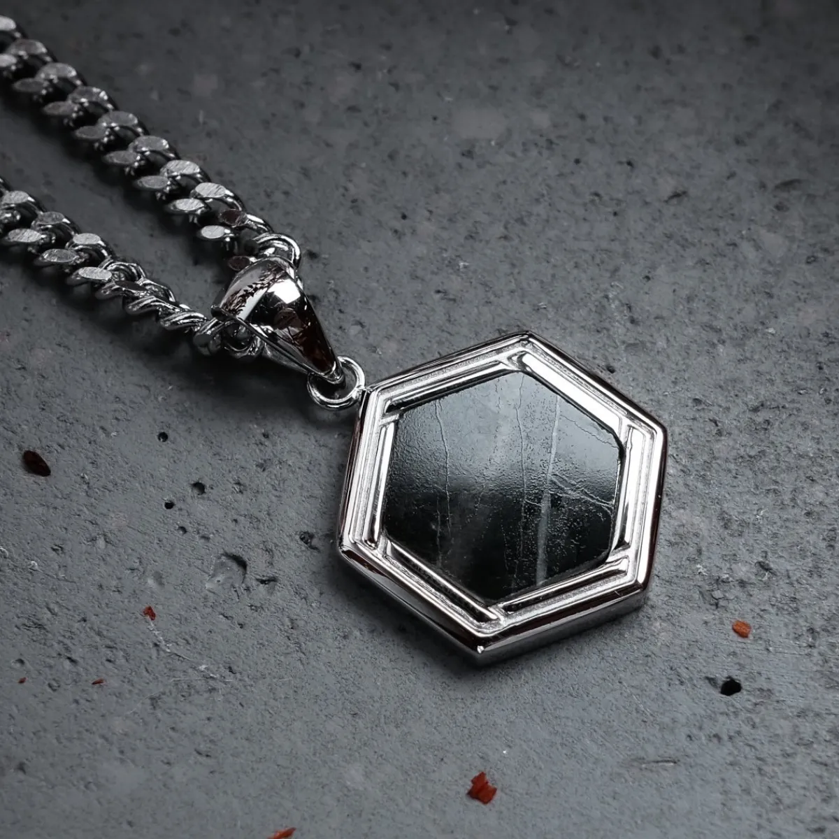 Holzkern Halsketten|Schmuck^Axis Halskette