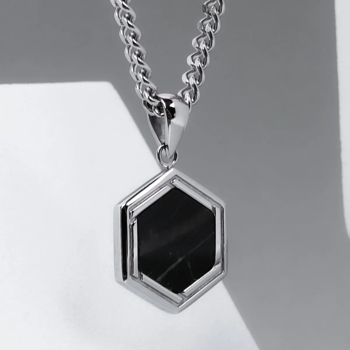 Holzkern Halsketten|Schmuck^Axis Halskette