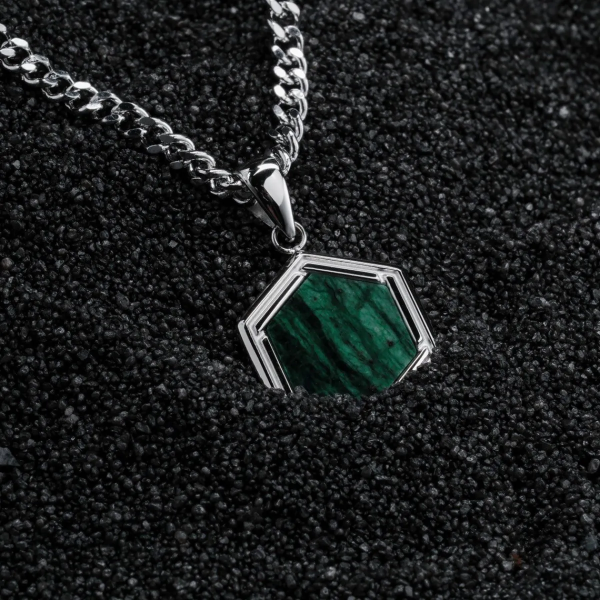 Holzkern Halsketten|Schmuck^Axis Halskette
